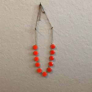 Orange Statement Necklace